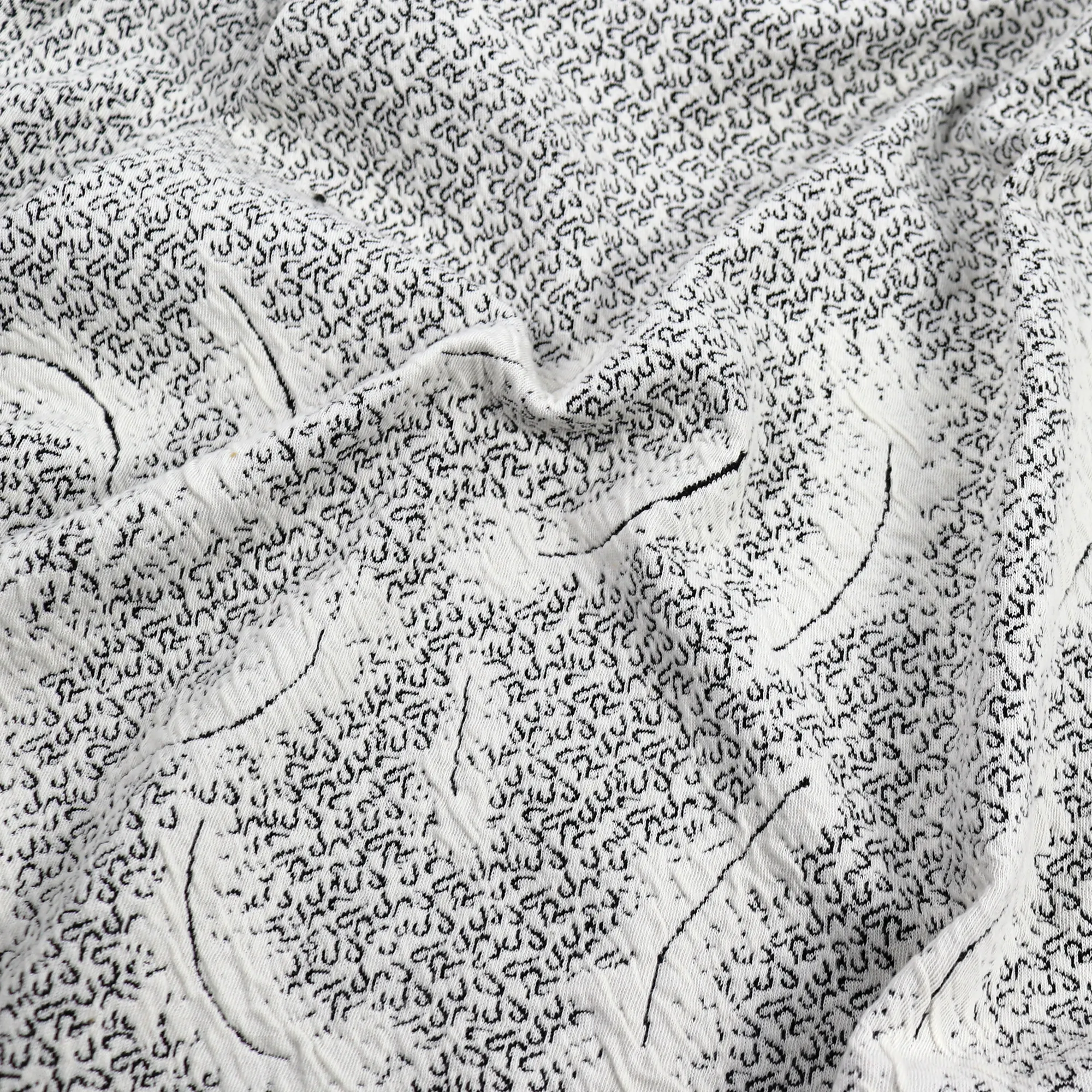 52/54" Cotton/Polyester/Spandex Knit Jacquard Fabric by the Yard