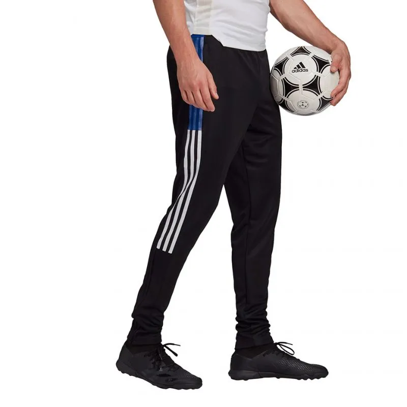 Adidas Tiro 21 Men's AeroReady Track Pants - Stylish Black with Zippered Legs and Pockets