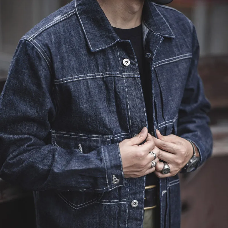 American Classic Vintage Denim Jacket For Men