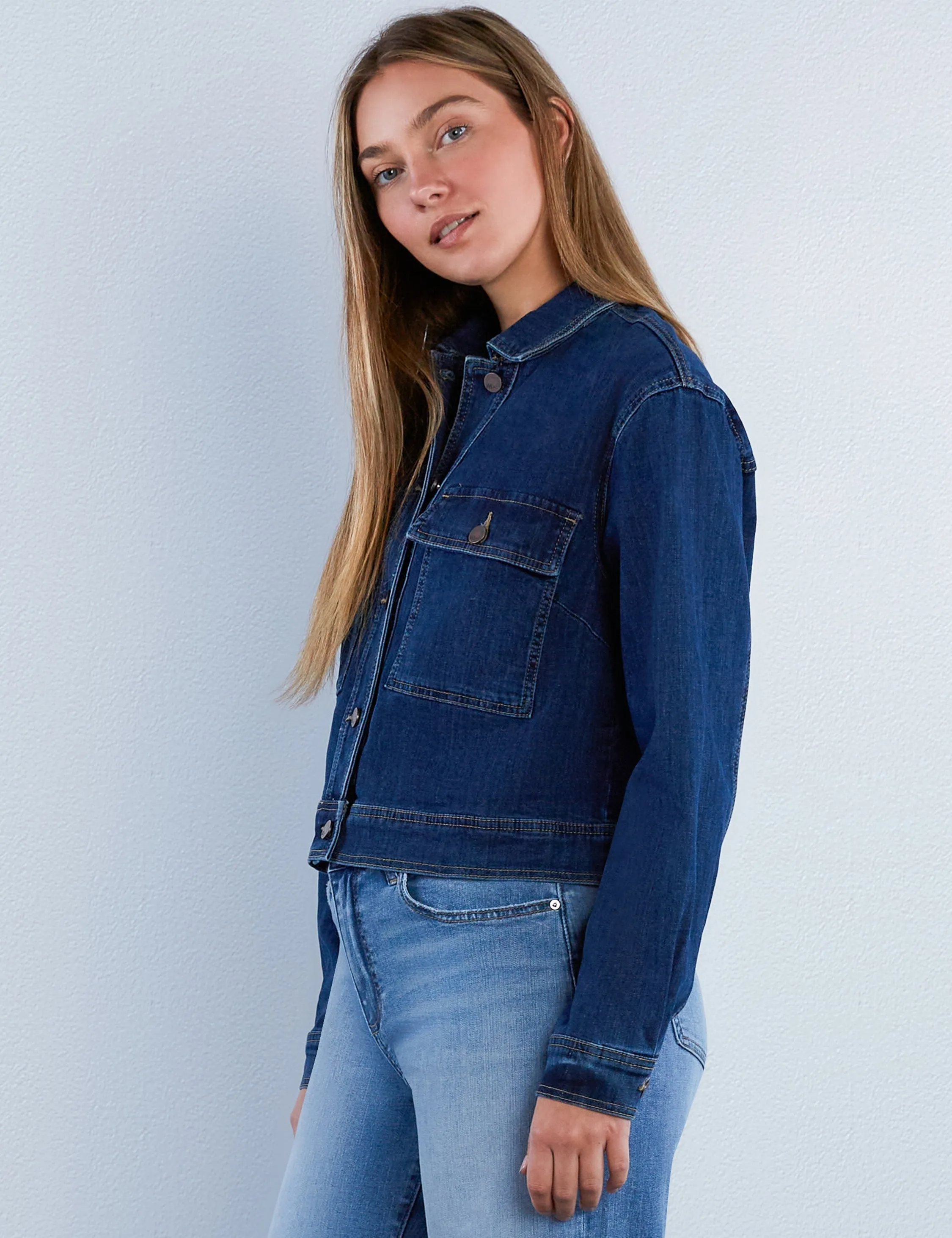 Anaise Cropped Denim Jacket