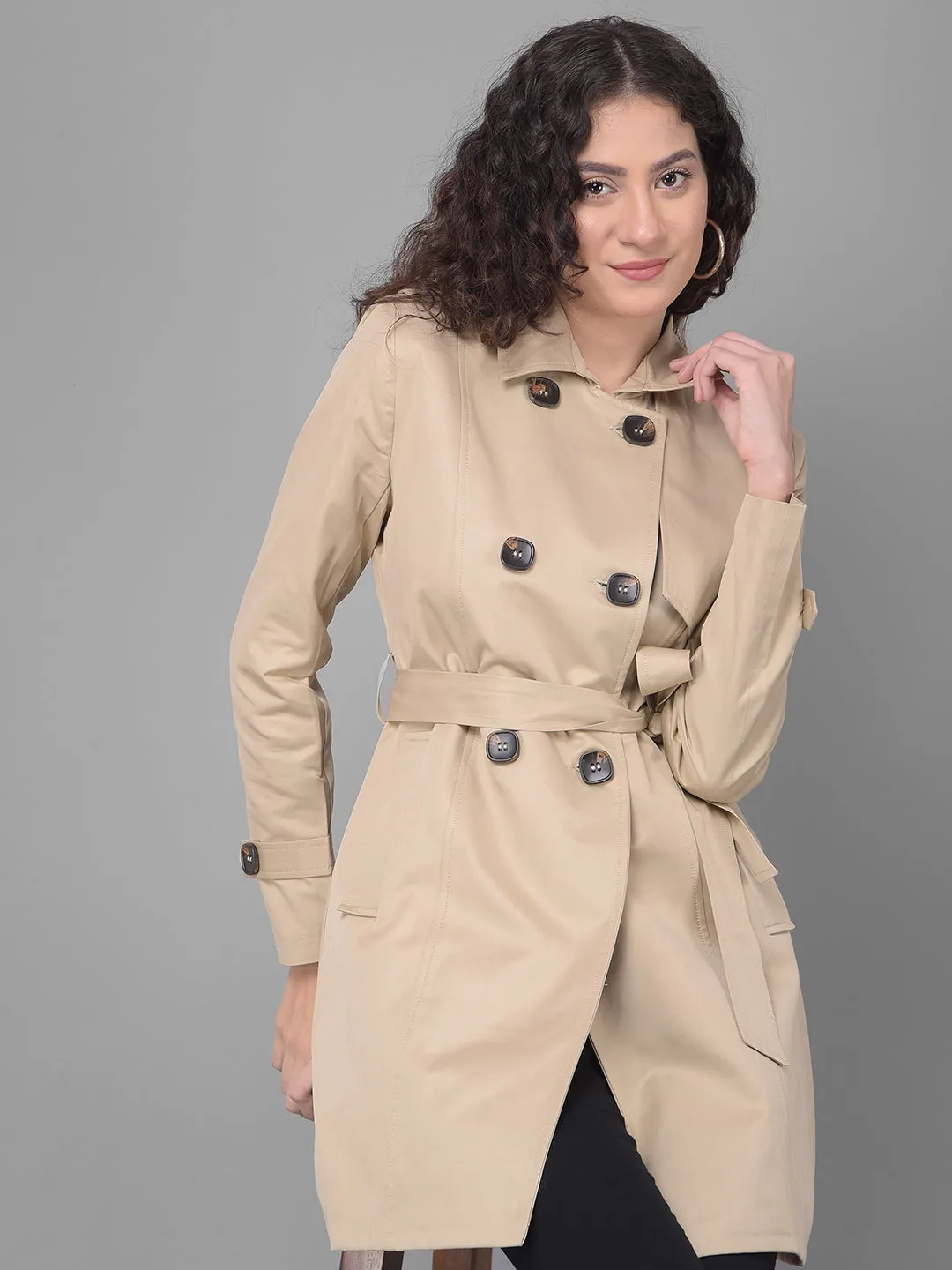 Beige Trench Coat