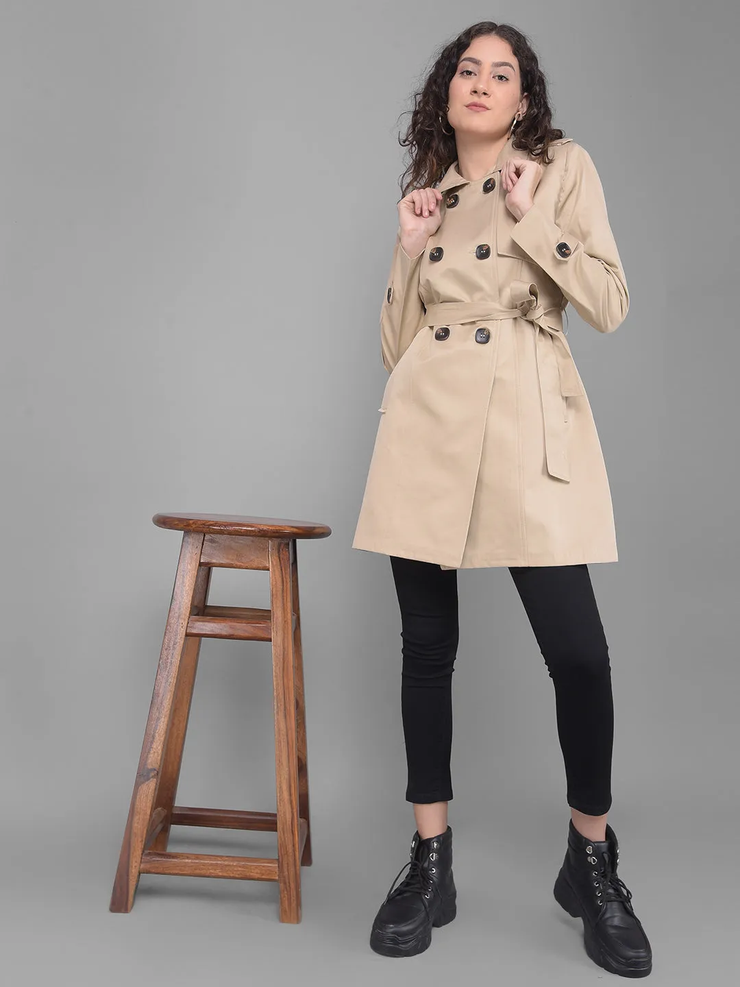 Beige Trench Coat