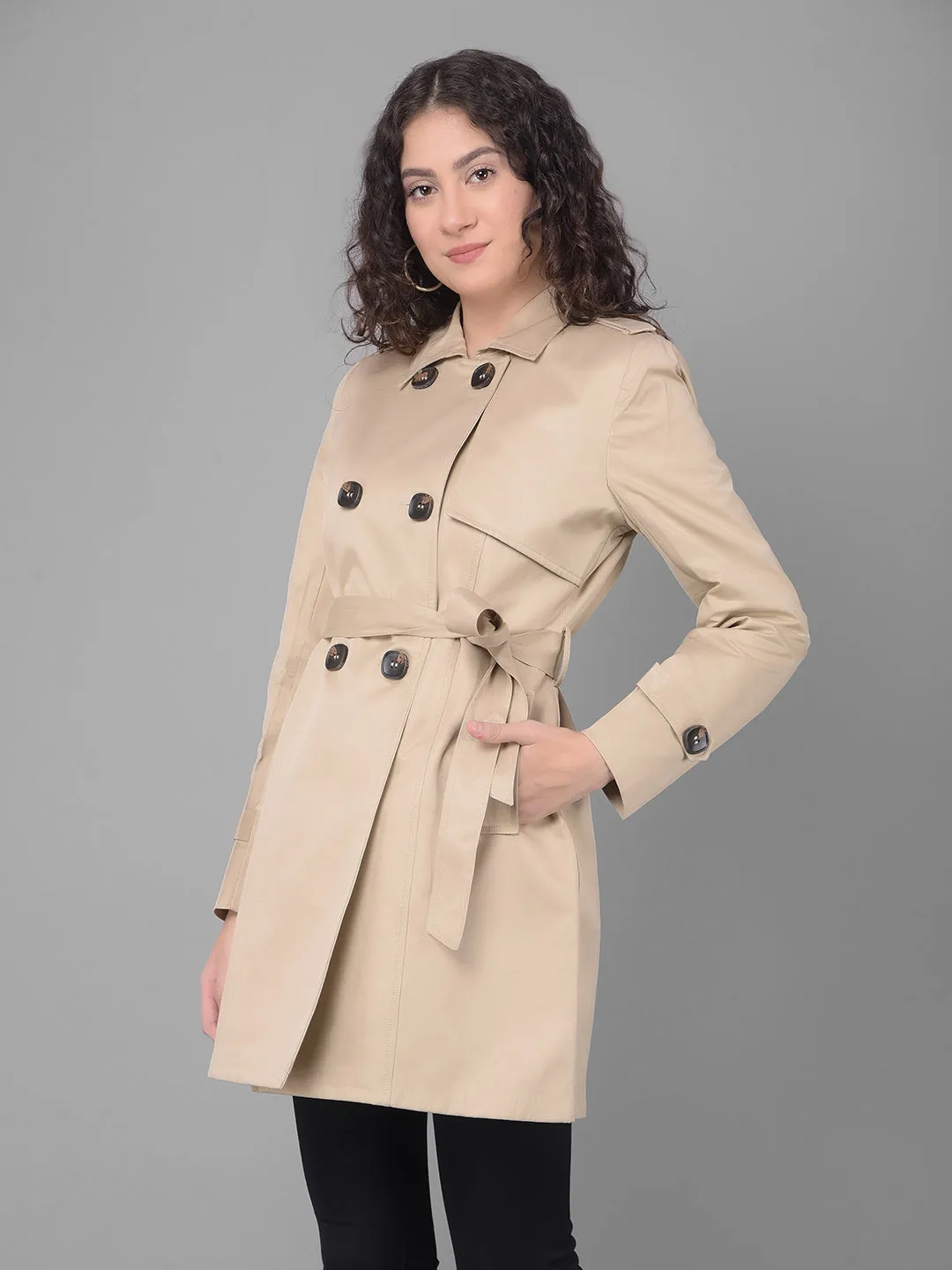 Beige Trench Coat