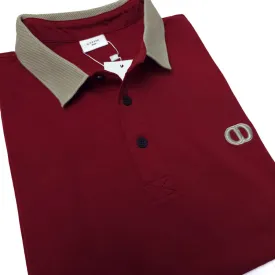 BIG- CD designer polo shirt | Wine
