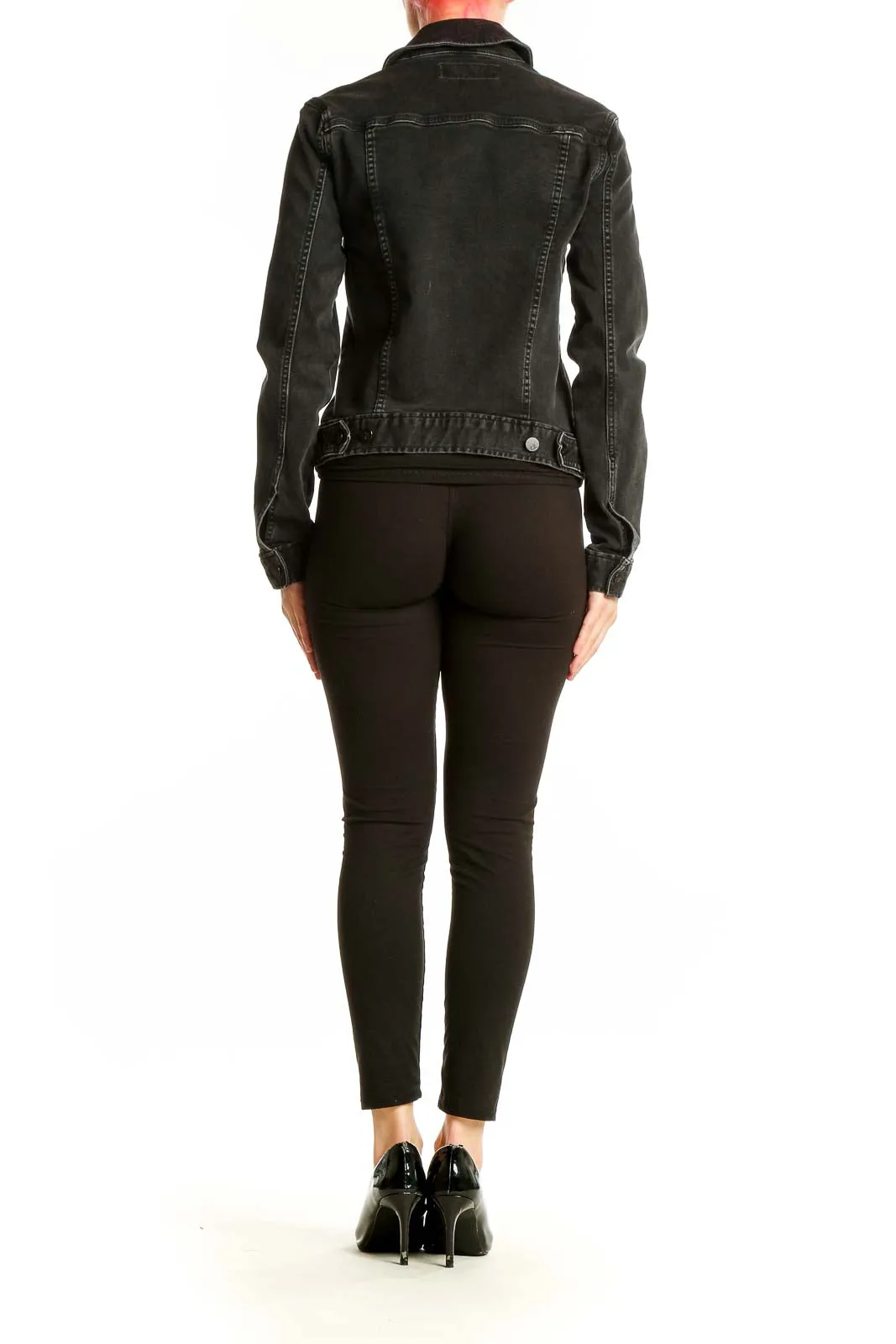 Black Classic Denim Jacket
