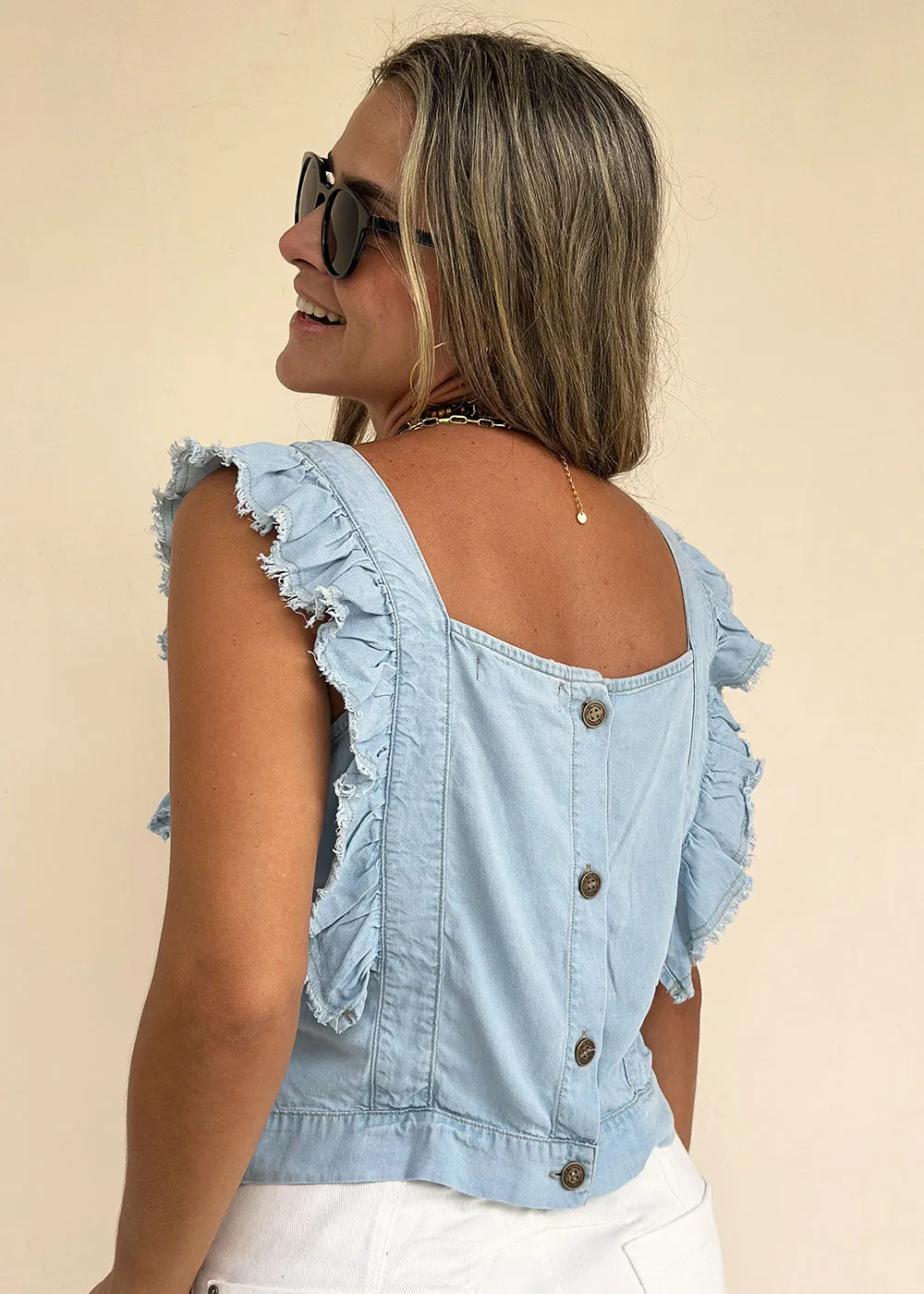 Camisa Aranza ndigo