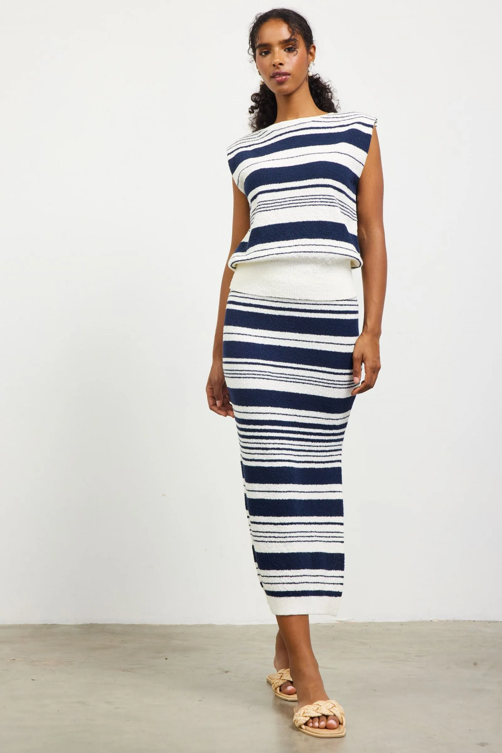 Connie Stripe Skirt