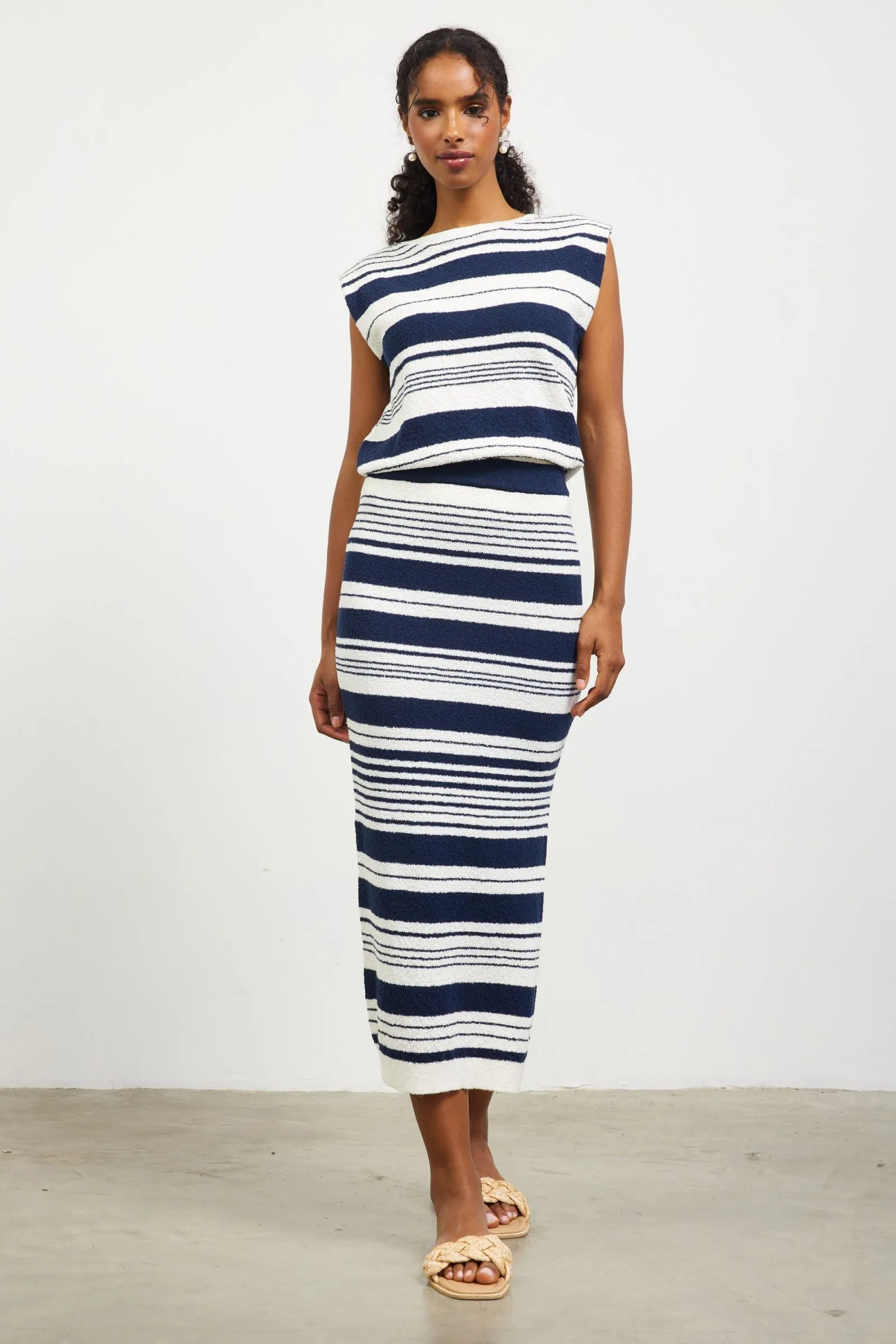 Connie Stripe Skirt
