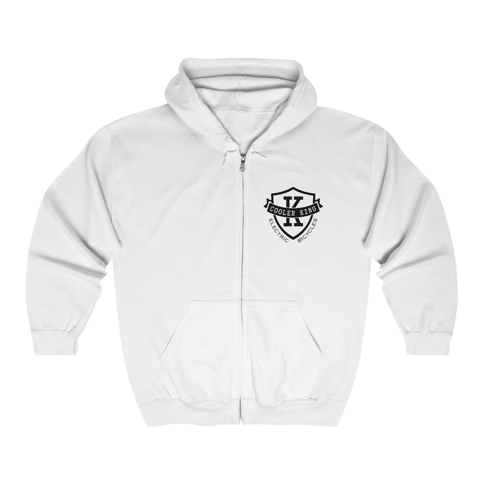 COOLER KING ZIP UP Unisex Heavy Blend™ Full Zip Hooded Sweatshirt
