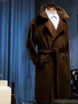 Corduroy Trench Coat