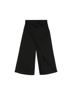 Cropped Wrap Trousers