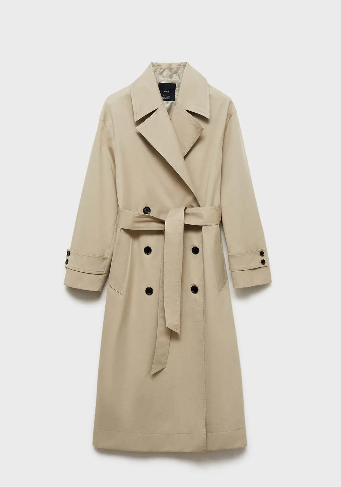 Double-button trench coat - Beige/khaki