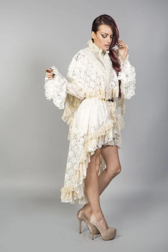 Draconia Black Lace King Brocade Bolero