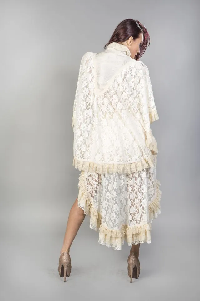 Draconia Black Lace King Brocade Bolero