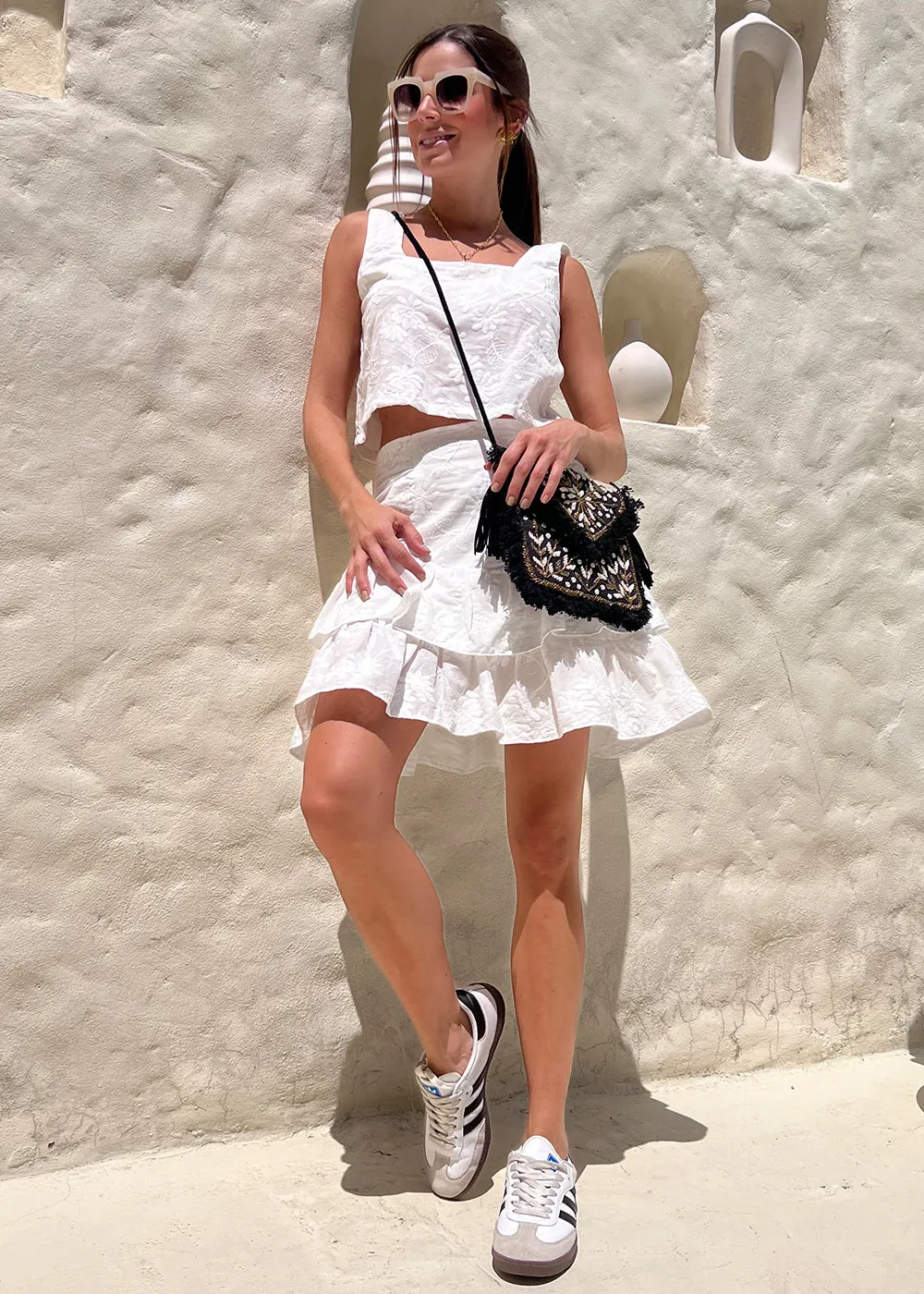 Falda Mariam Blanco