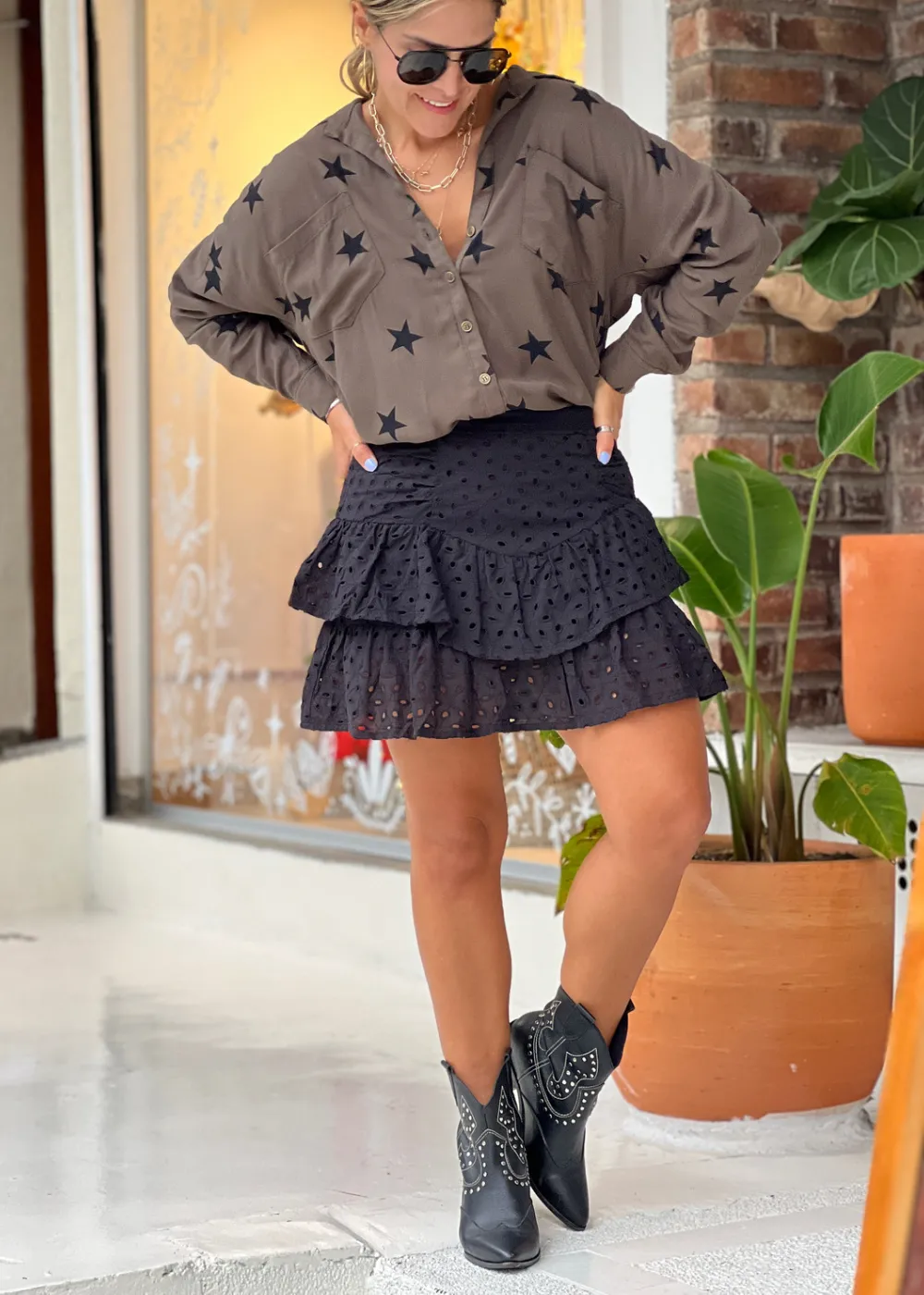 Falda Mariam Negro