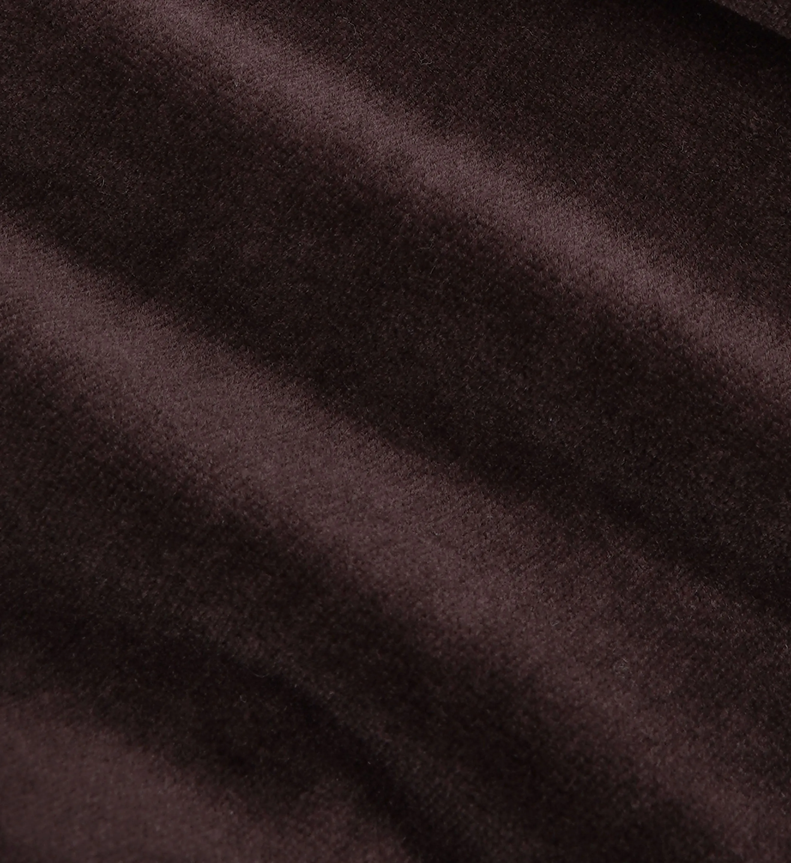Faubourg Velour Track Pant - Chocolate/Cream