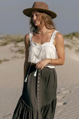 Harlow Midi Skirt - ivy
