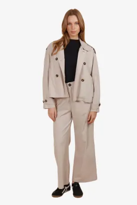 Isle of Mine - Freya Crop Trench - Canvas