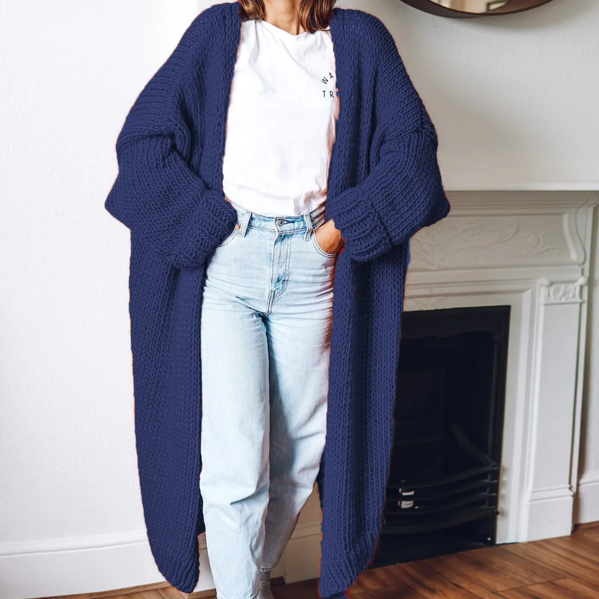 Knitted Cardigan Loose Sweater