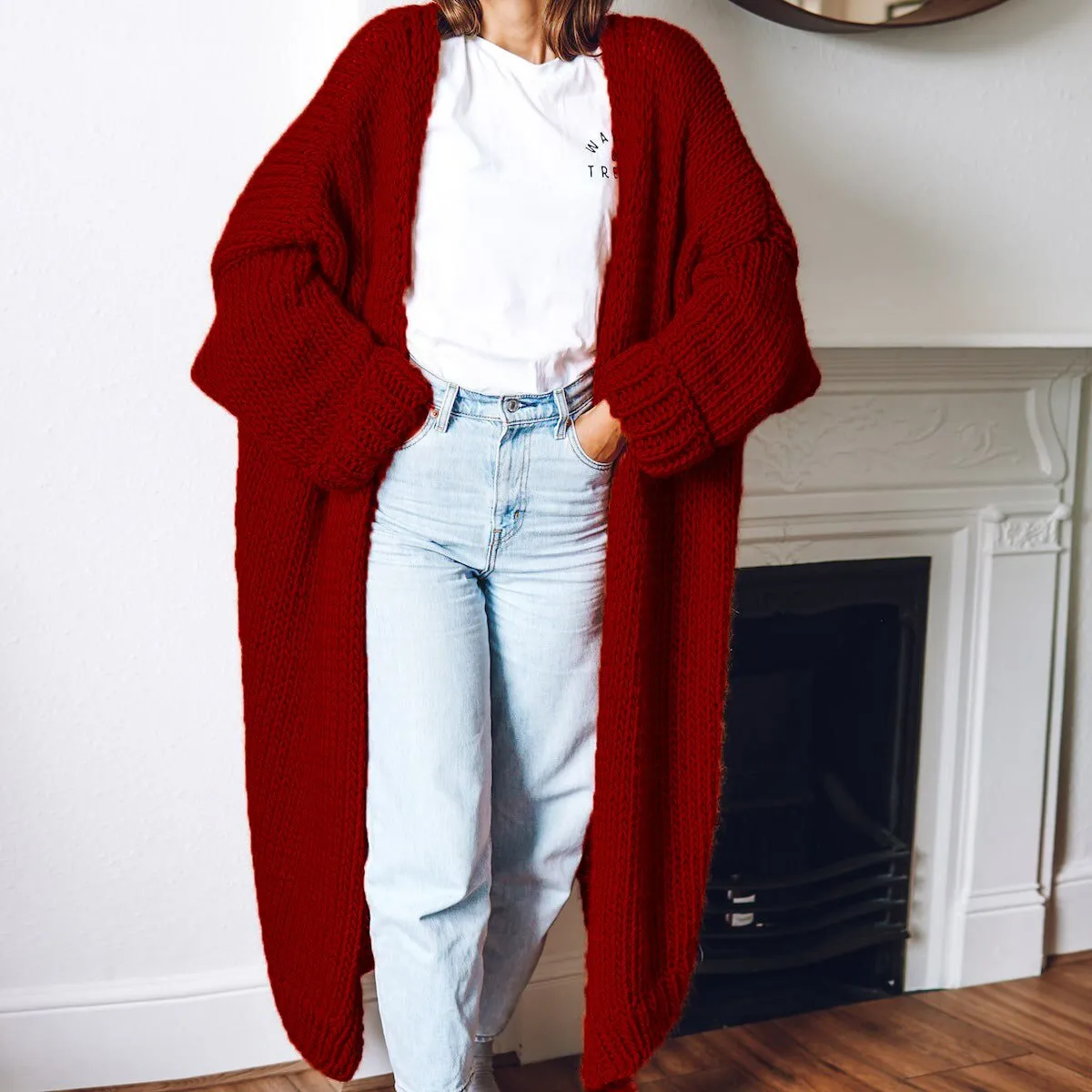 Knitted Cardigan Loose Sweater