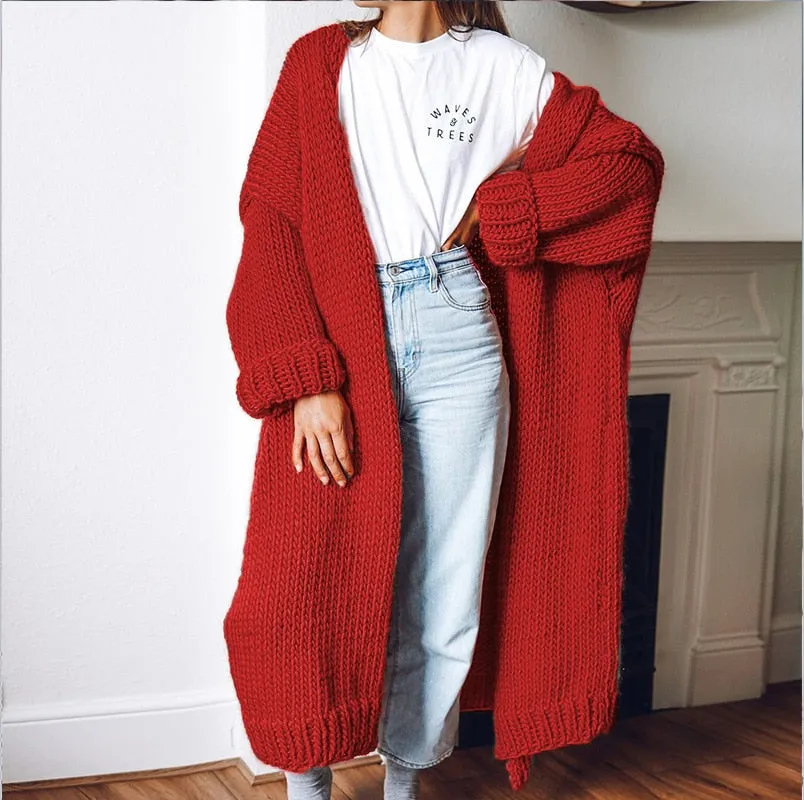 Knitted Cardigan Loose Sweater