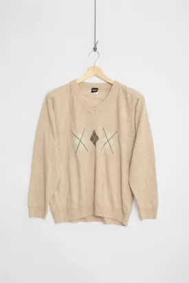 Light v-neck sweater (XL)