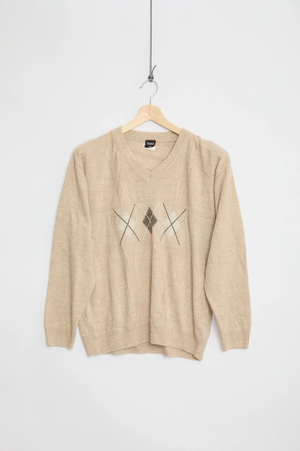 Light v-neck sweater (XL)