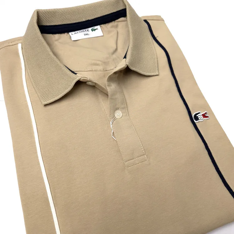LST weave designer polo shirt | Beige