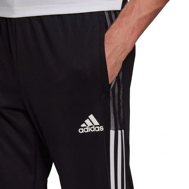 Men's Adidas Tiro 21 Track Pants - Moisture-Wicking, Fitted Design with Zippered Legs