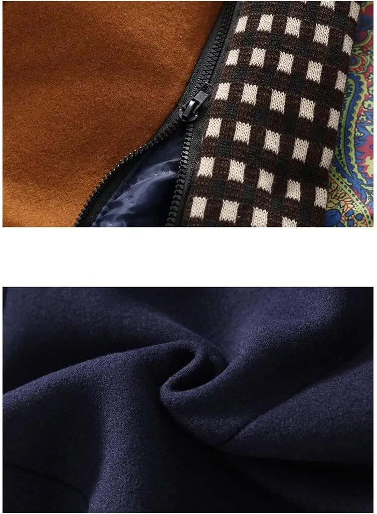 Men's Classic Wool Trench Overcoat