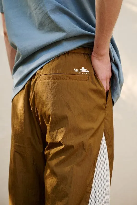 Mesh Panel Track Pants