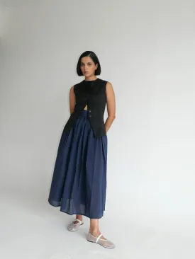 Midi Skirt in Navy