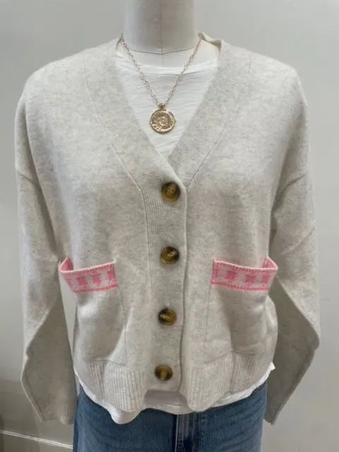 MILA GEO TRIM CARDI