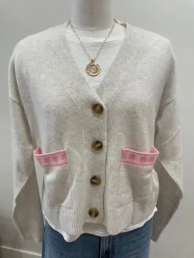 MILA GEO TRIM CARDI