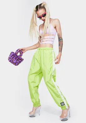 Nylon Girly Track Pants
