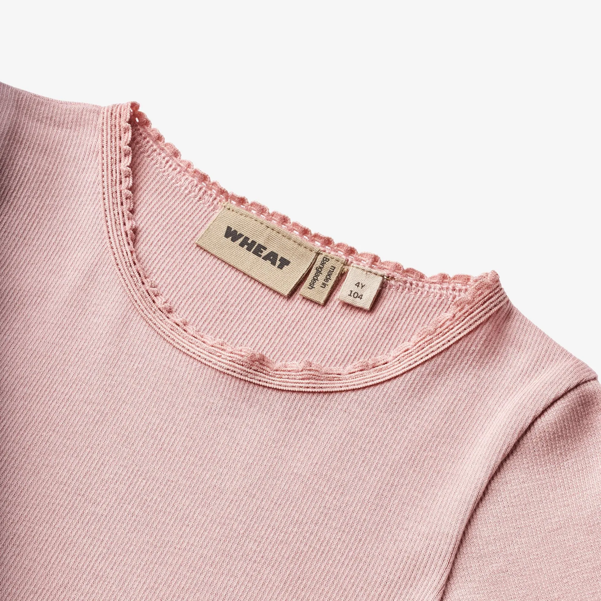 Rib T-Shirt L/S Reese - rose frost