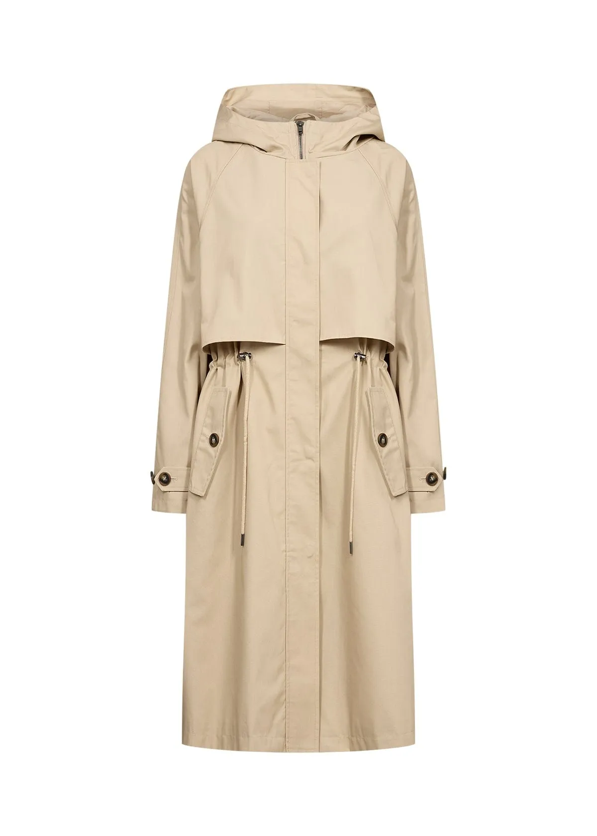 Soyaconcept Hooded Trench Coat