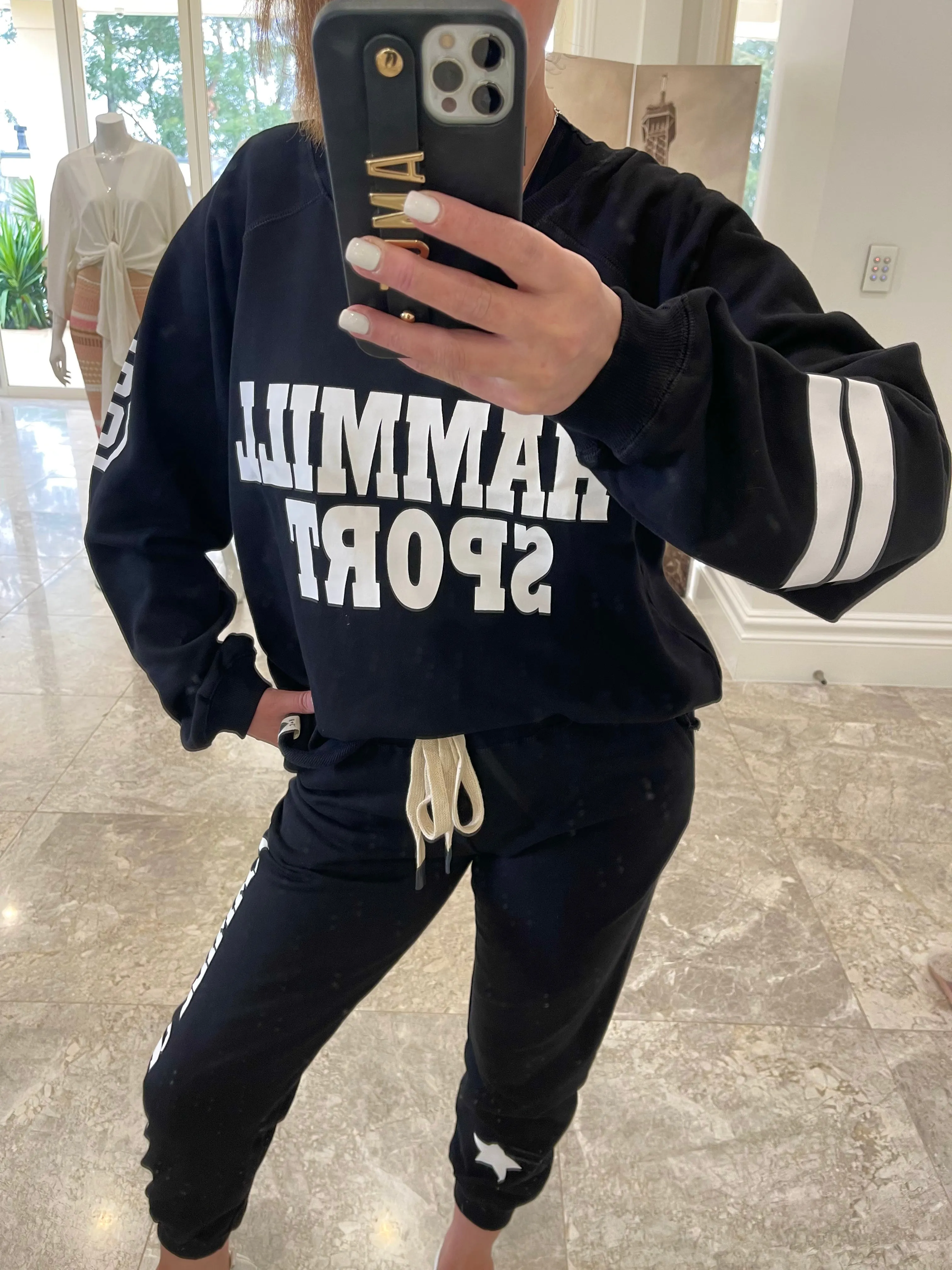 Sporty Sweat Top