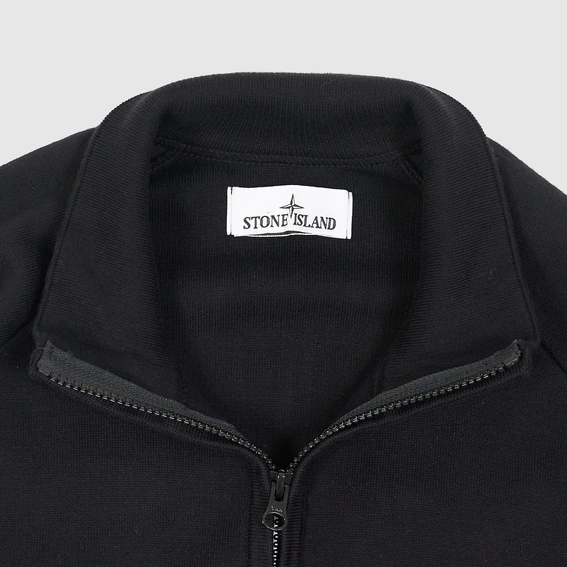Stone Island Knitted Full Zip Sweater