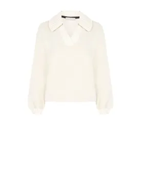 Textured V-neck Sweater