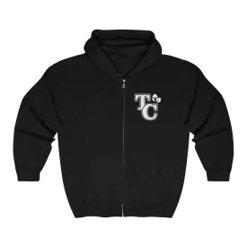 Thrive Initials Unisex Heavy Blend™ Full Zip Hooded Sweatshirt
