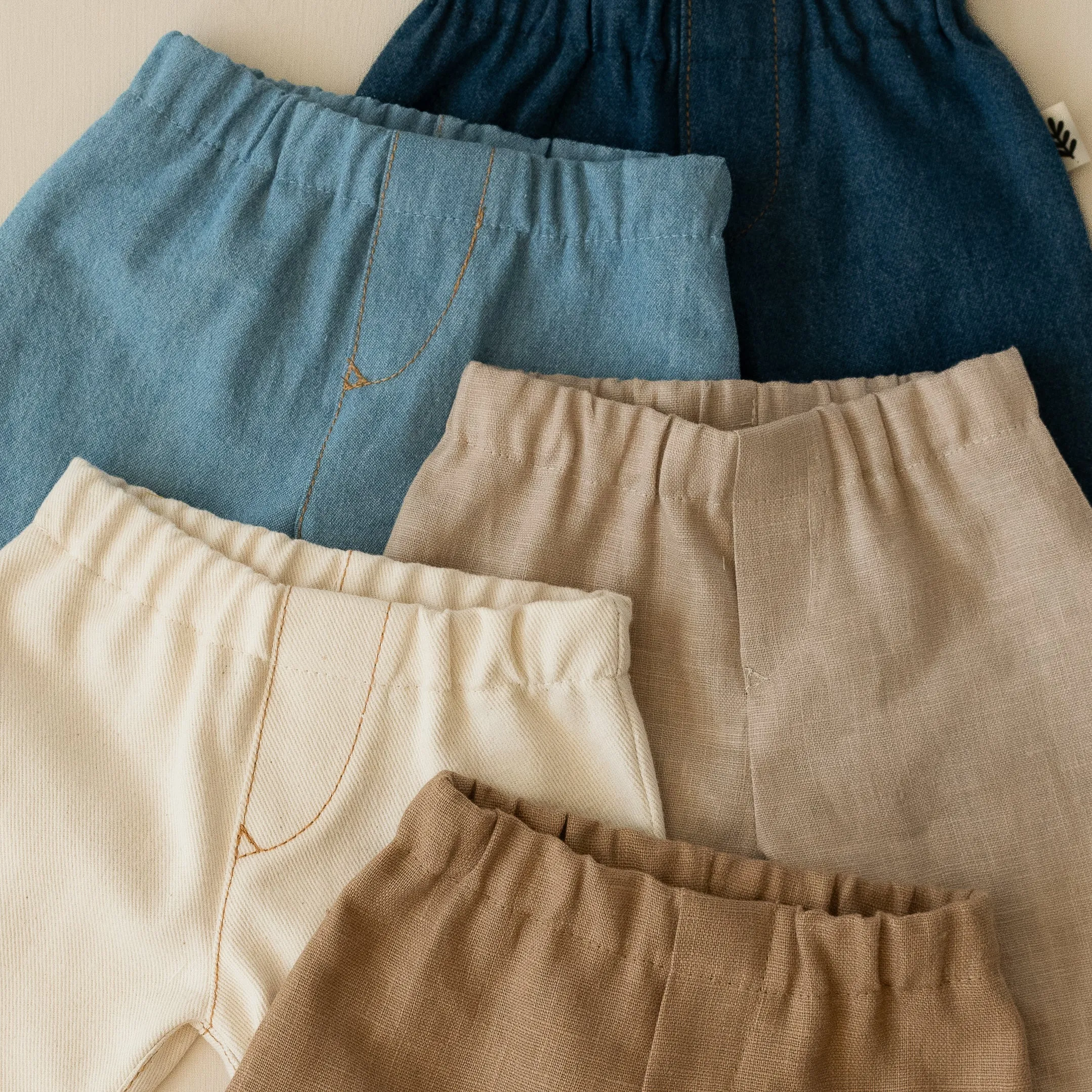 Trousers -  Oat