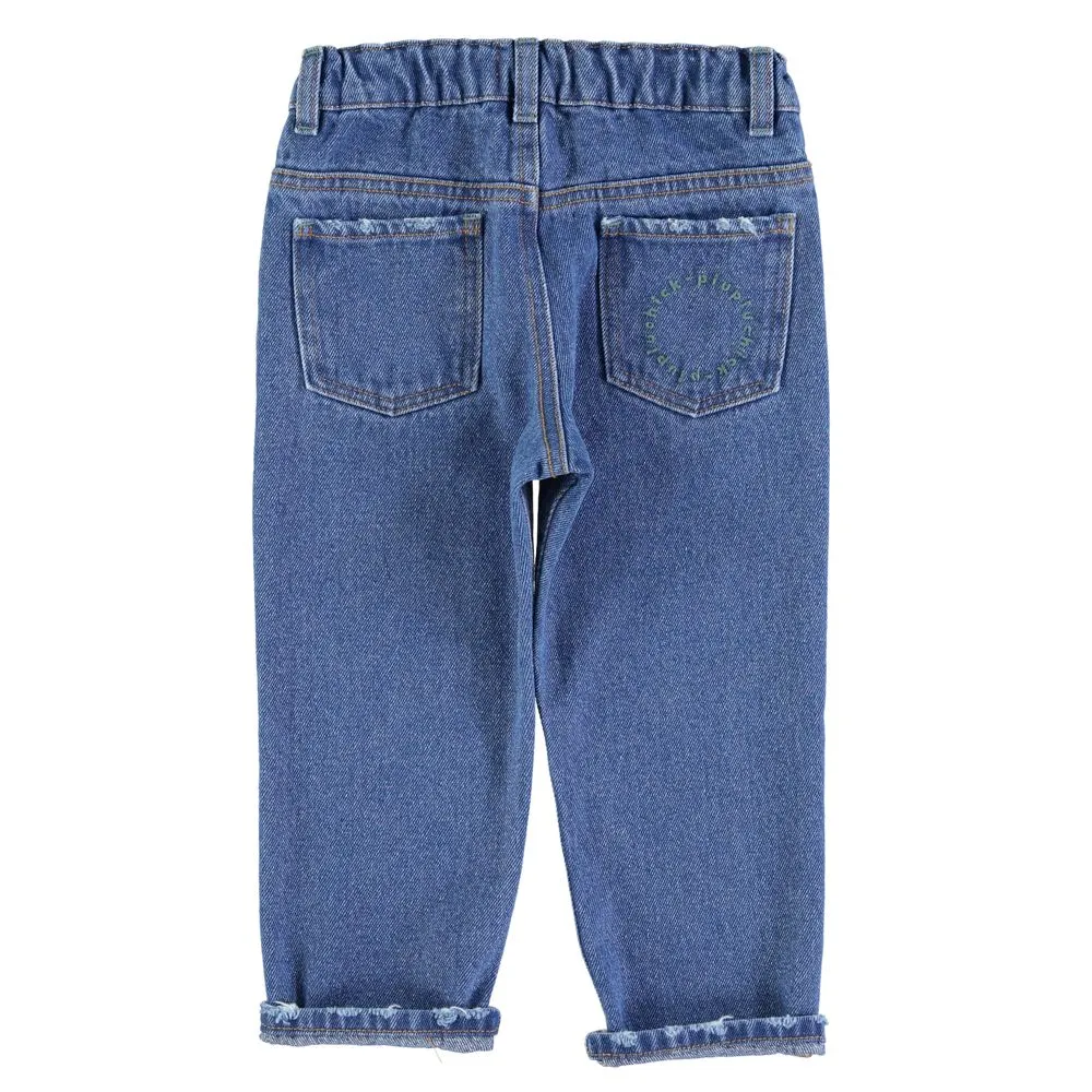 Unisex Denim Trousers in Navy