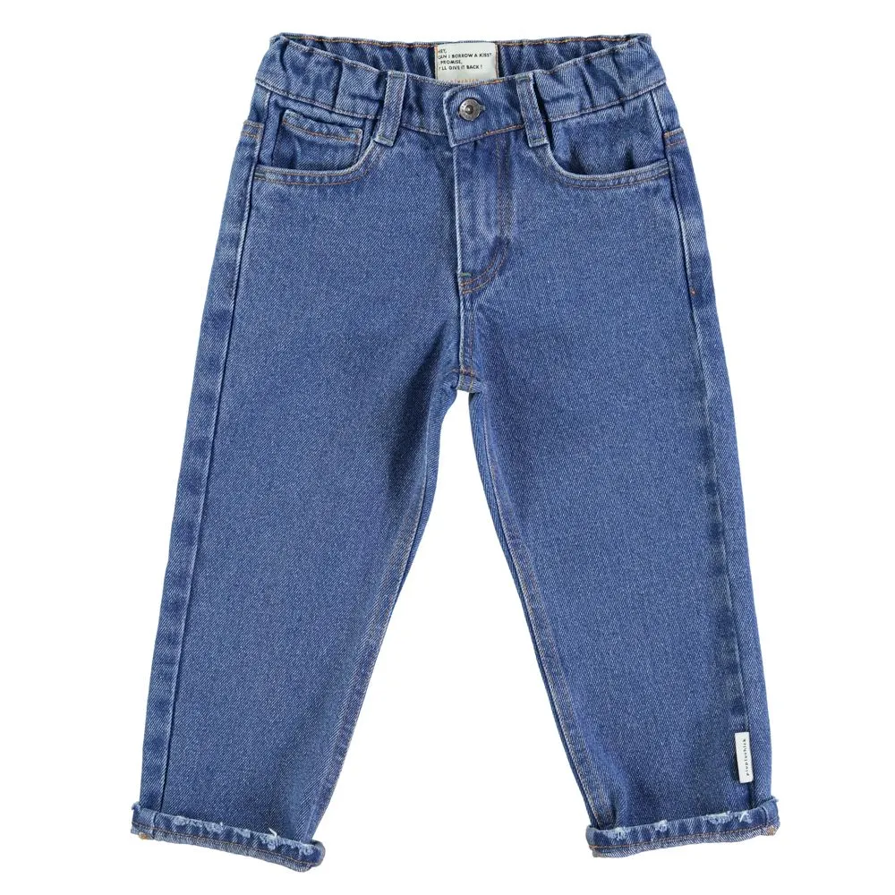 Unisex Denim Trousers in Navy