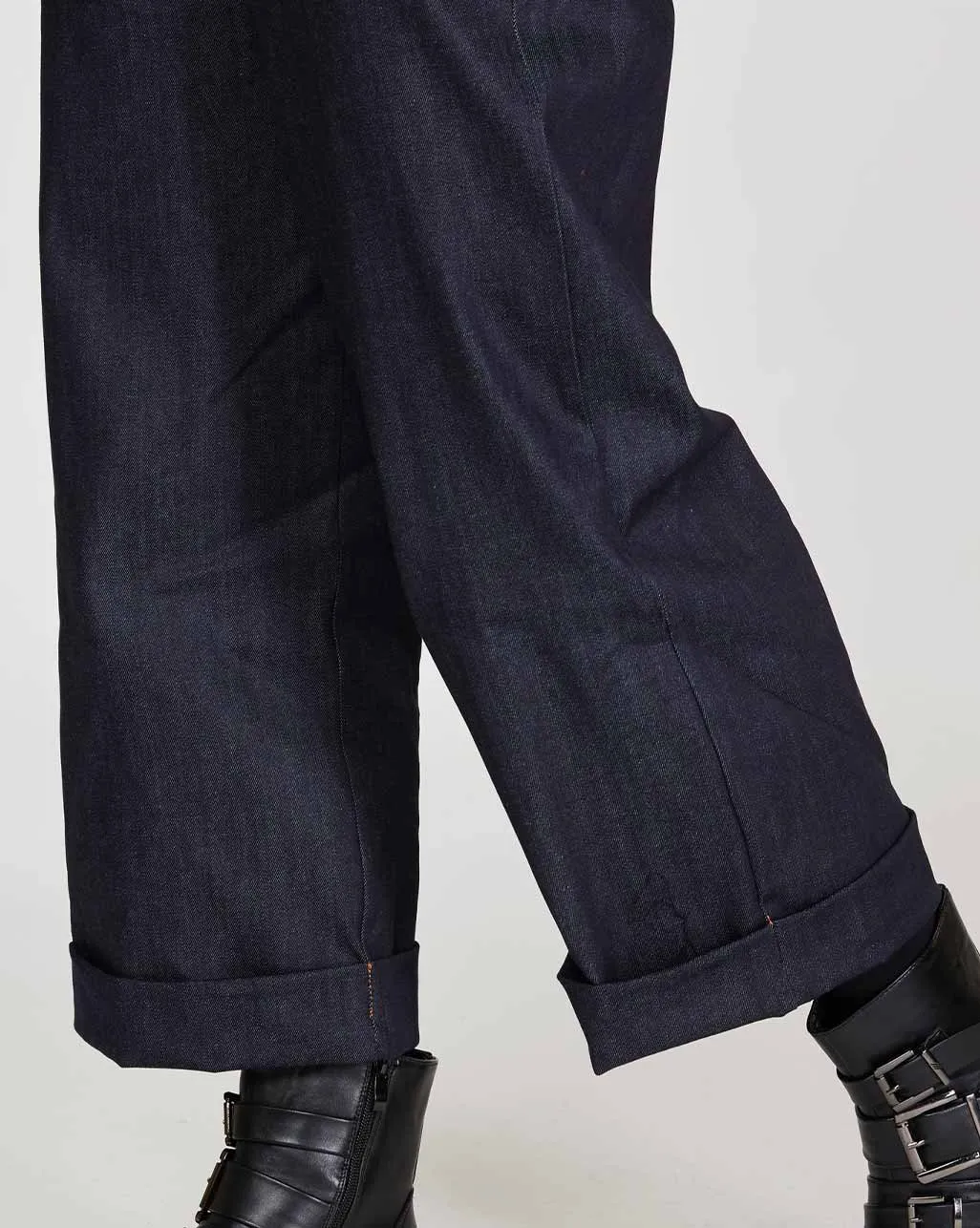 Wide Leg Denim Pant