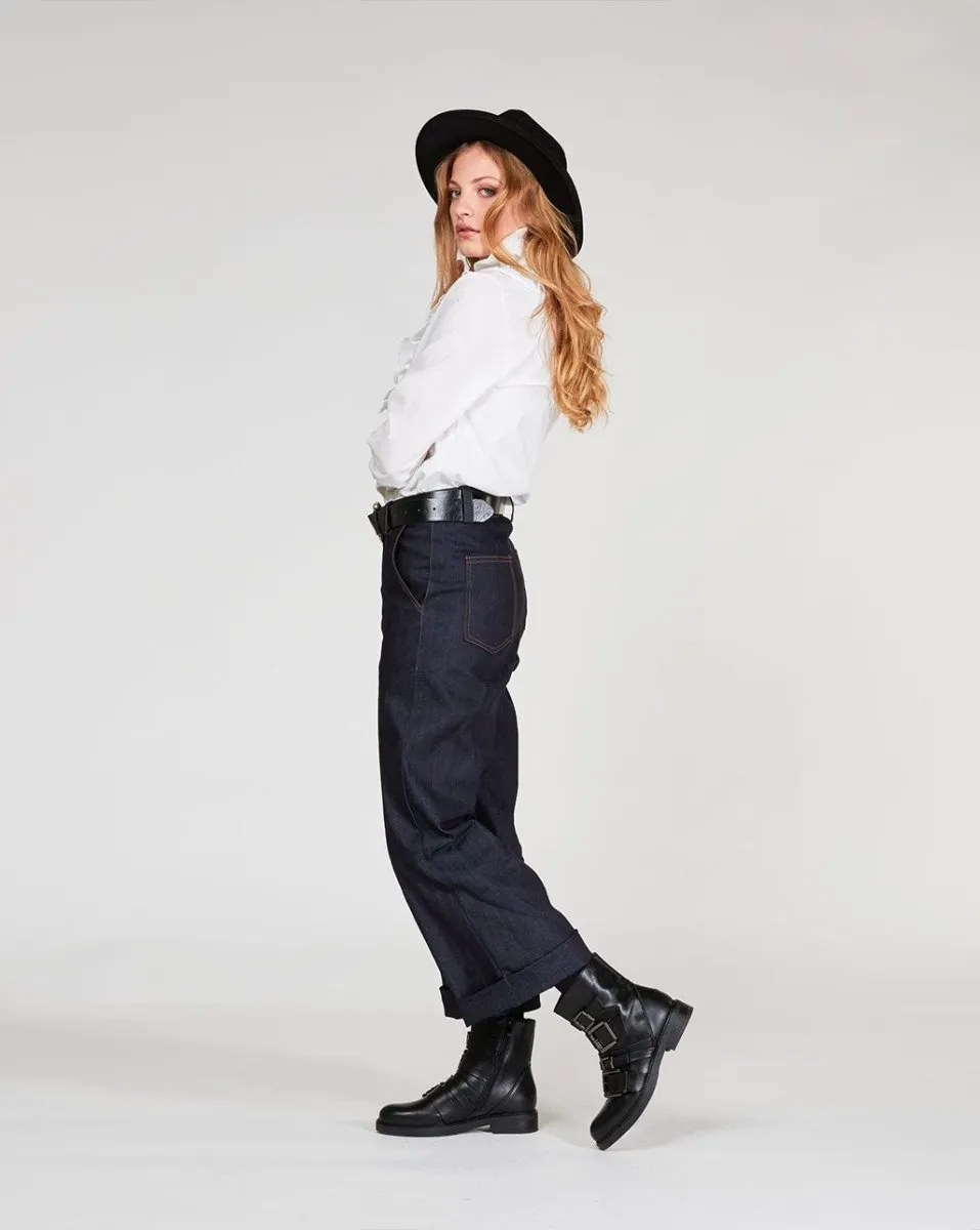 Wide Leg Denim Pant
