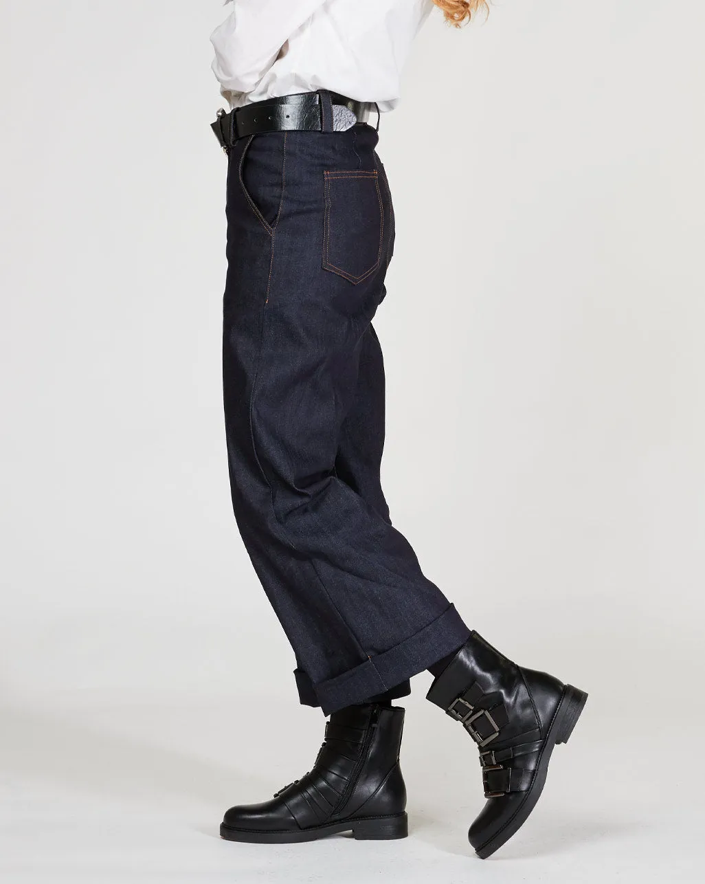 Wide Leg Denim Pant