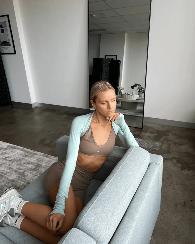 With Harper Lu - Bamboo Blue Bolero