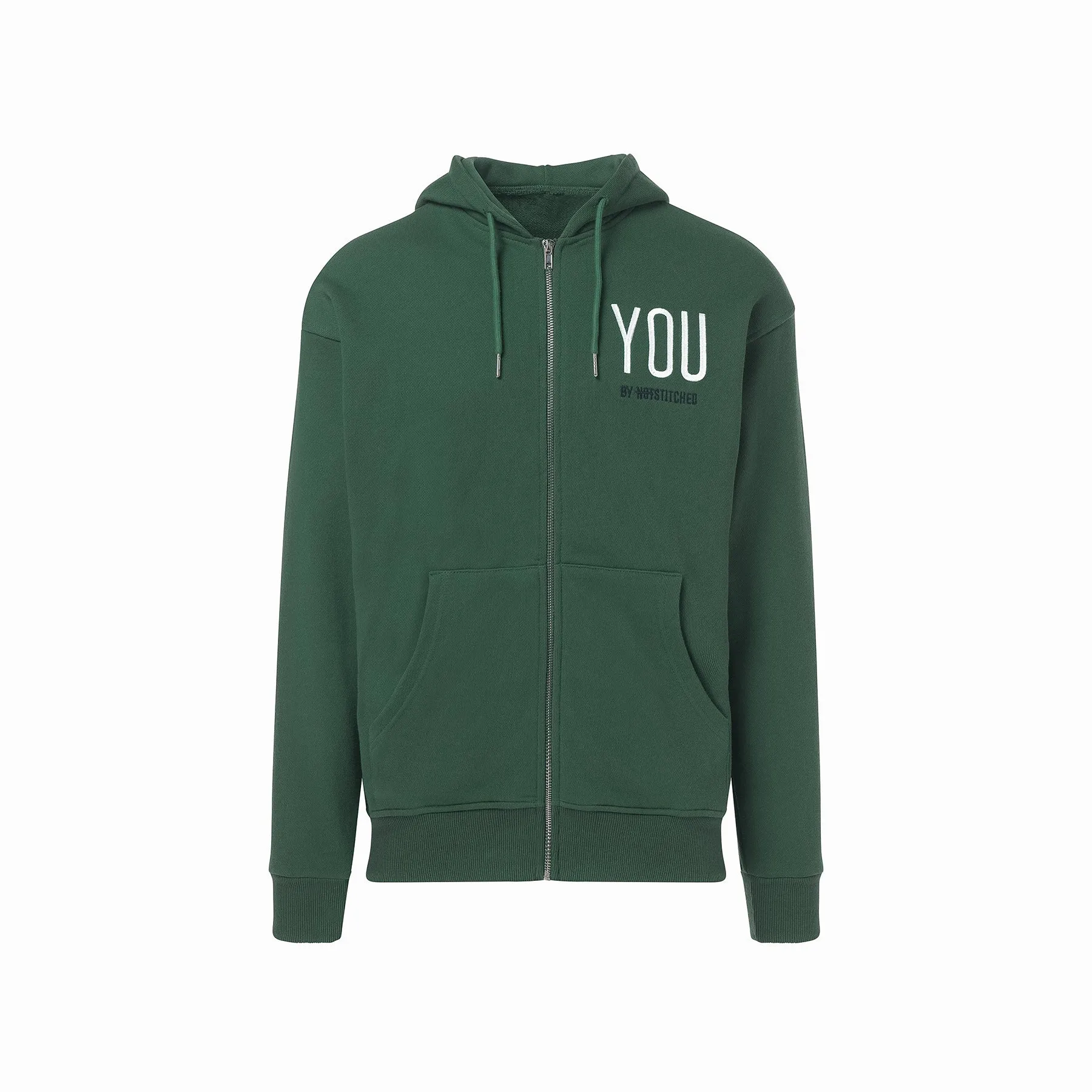 YOU Oversized Zip-Up Hoodie